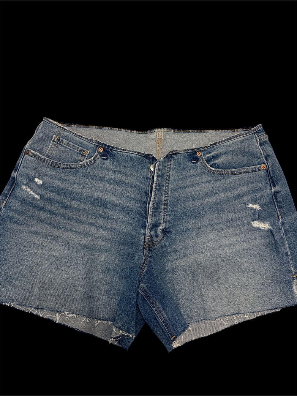 Old Navy Curvy O.G. Straight Denim Shorts